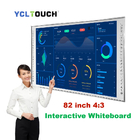 82 Inch IR Interactive Whiteboard Finger Touch For Smart Classroom