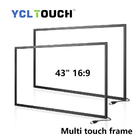 YCLTOUCH  43 inch infrared multi touch screen frame with 20 touch points