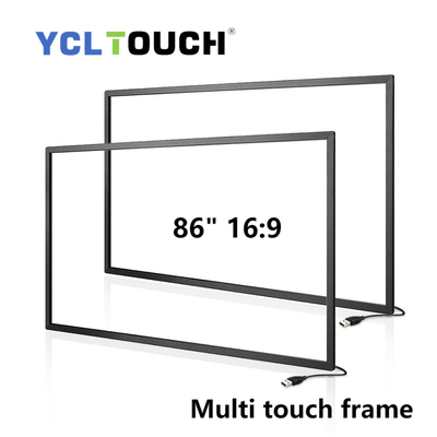 YCLTOUCH 86 Inch Infrared Multi IR Touch Screen Frame With 20 Touch Points