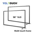 98 Inch 20 Point Multi Infrared Touch Frame Overlay Aluminium Alloy YCLTOUCH