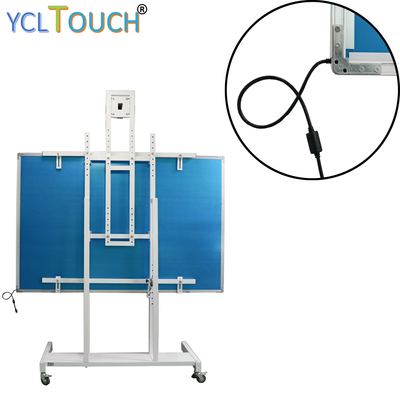 Silver Interactive Electronic Whiteboard 96 Inch For Education / Conference ISO9001