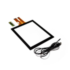 USB Custom Capacitive Touch Screen 8.4 Inch Industrial Black Silk Screen Printing