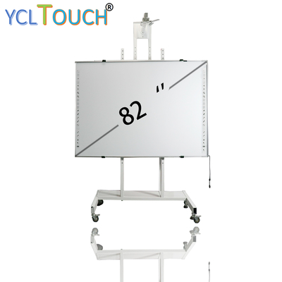 Aluminum Frame Interactive Electronic Whiteboard 20 Points 82 Inch