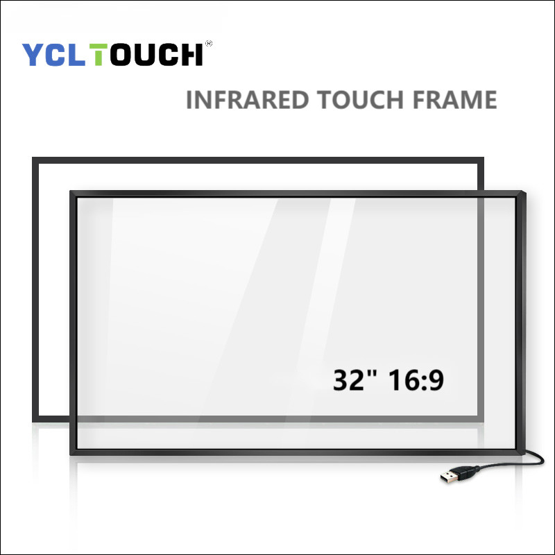 YCLTOUCH  32 inch infrared multi touch screen frame with 20 touch points