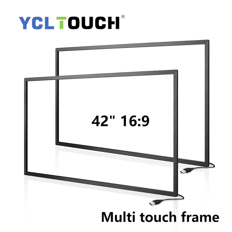YCLTOUCH  42 inch infrared multi touch screen frame with 20 touch points