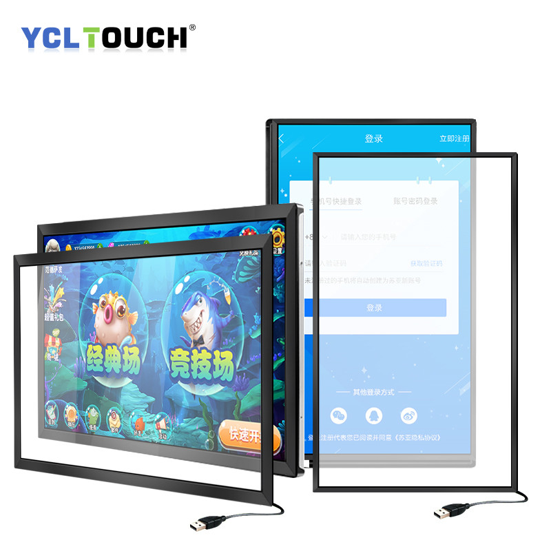 27 Inch IR Touch Screen Frame 16:9 Large Multi Touch Screen Panel Kit