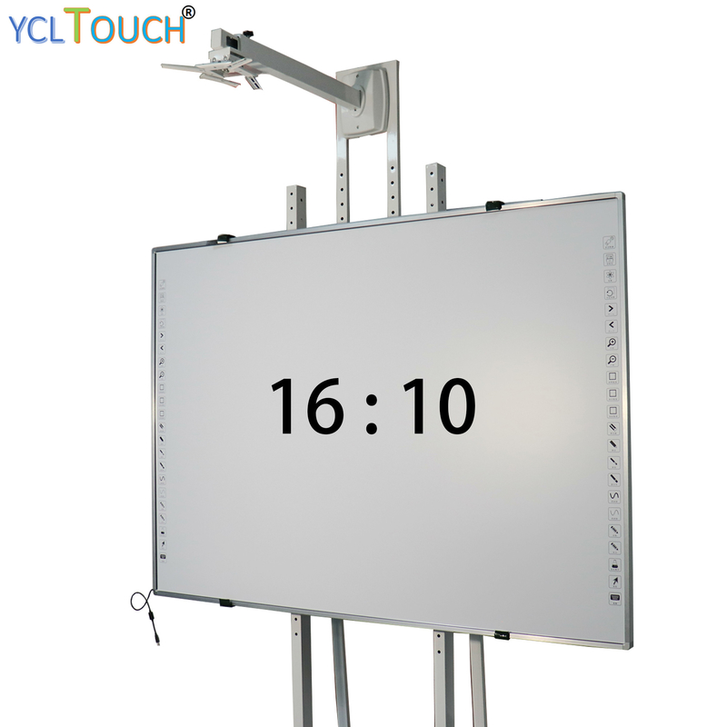 96 Inch Infrared Interactive Whiteboard 10ms For Multimedia Teaching