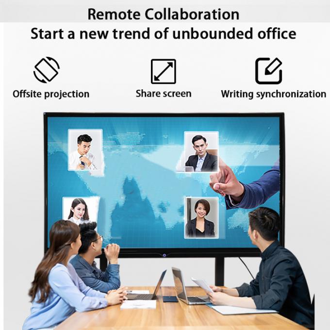 96 Inch Interactive Flat Panel Displays Multi Touch Portable ...