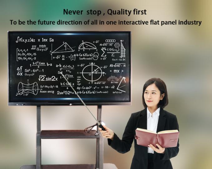 96 Inch Interactive Flat Panel Displays Multi Touch Portable ...